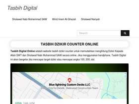 'tasbihdigital.com' screenshot