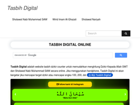 'tasbihdigital.com' screenshot