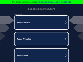 'bypasslinkvertise.com' screenshot