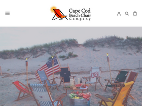 capecodbeachchair.com homepage screenshot