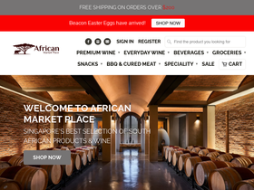 africanmarketplace.sg homepage screenshot