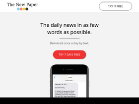 'thenewpaper.co' screenshot