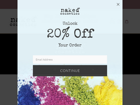 nakedcosmetics.com website screenshot