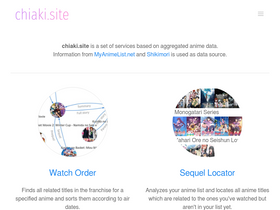 'chiaki.site' screenshot