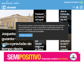 'dcmais.com.br' screenshot