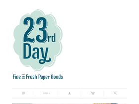 23rday.com homepage screenshot