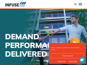 'infusemedia.com' screenshot