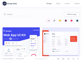 'uidesigndaily.com' screenshot