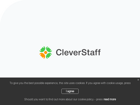 'cleverstaff.net' screenshot