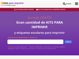 'ideasparaimprimir.com' screenshot