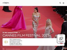'loreal-paris.co.id' screenshot