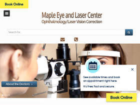 mapleeyeandlaser.com