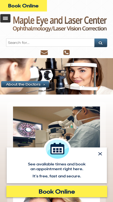 mapleeyeandlaser.com