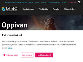 'edusampo.fi' screenshot