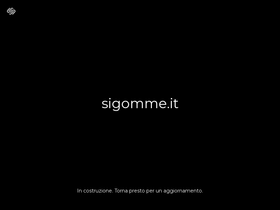 'sigomme.it' screenshot
