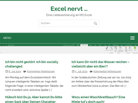 'excel-nervt.de' screenshot
