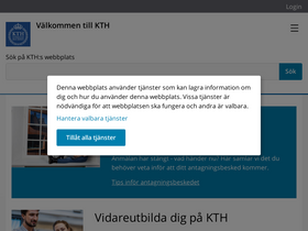 'kth.se' screenshot