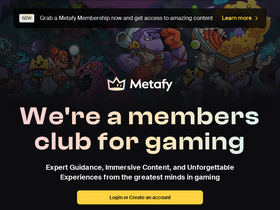 'metafy.gg' screenshot