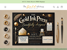 thegoldinkpress.com homepage screenshot
