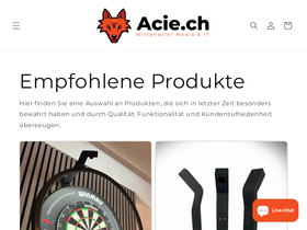 acie.ch homepage screenshot