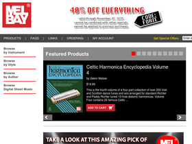 'melbay.com' screenshot