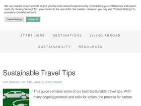 'urbanabroad.com' screenshot