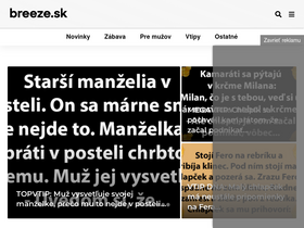 'breeze.sk' screenshot