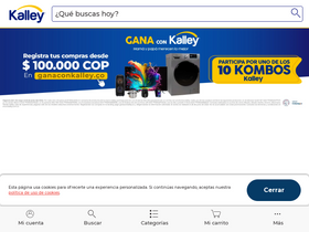 'kalley.com.co' screenshot