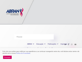 'abran.org.br' screenshot