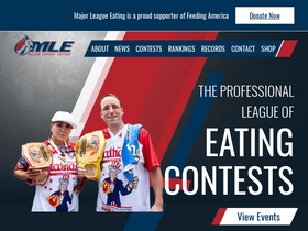 'majorleagueeating.com' screenshot