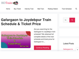 'bdtrain.net' screenshot