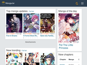 'mangajar.com' screenshot