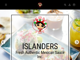 islandersfreshauthenticmexican.com homepage screenshot