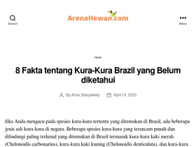 'arenahewan.com' screenshot