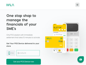 'hala.com' screenshot