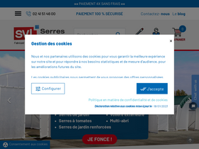 'serresvaldeloire.com' screenshot