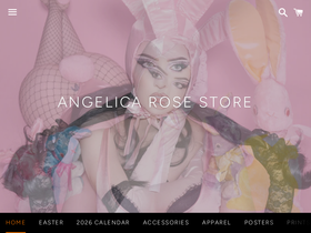 angelicarose.com homepage screenshot