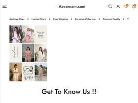 aavarnam.com homepage screenshot