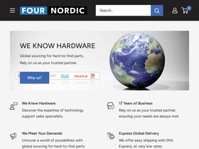 4nordic.com homepage screenshot