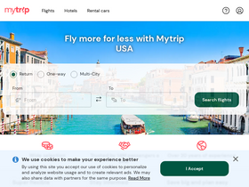 'mytrip.com' screenshot