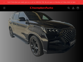 championauto.com.au homepage screenshot