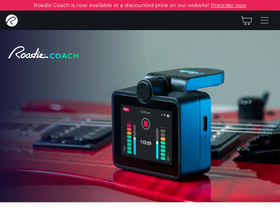 'roadiemusic.com' screenshot