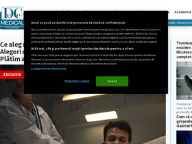 'dcmedical.ro' screenshot