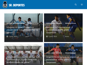 'srdeportescr.com' screenshot