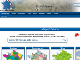 'map-france.com' screenshot