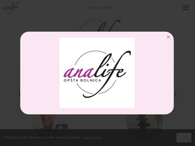 'analife.rs' screenshot