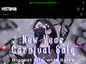 'kistania.com' screenshot