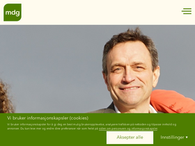 'mdg.no' screenshot