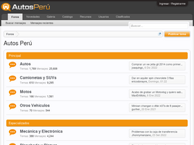 'autosperu.net' screenshot