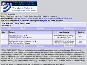 'tickerforum.org' screenshot